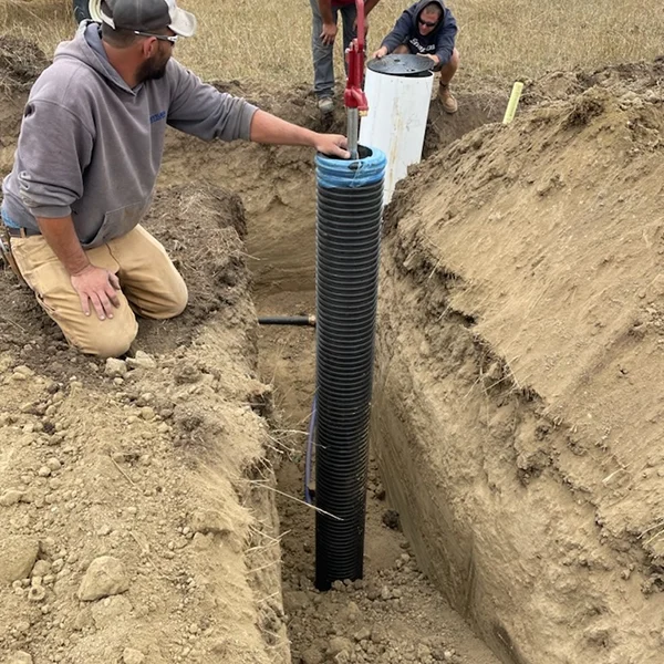 Depth varies by application and location, but we follow freeze-depth guidelines and best practices for long-term protection.